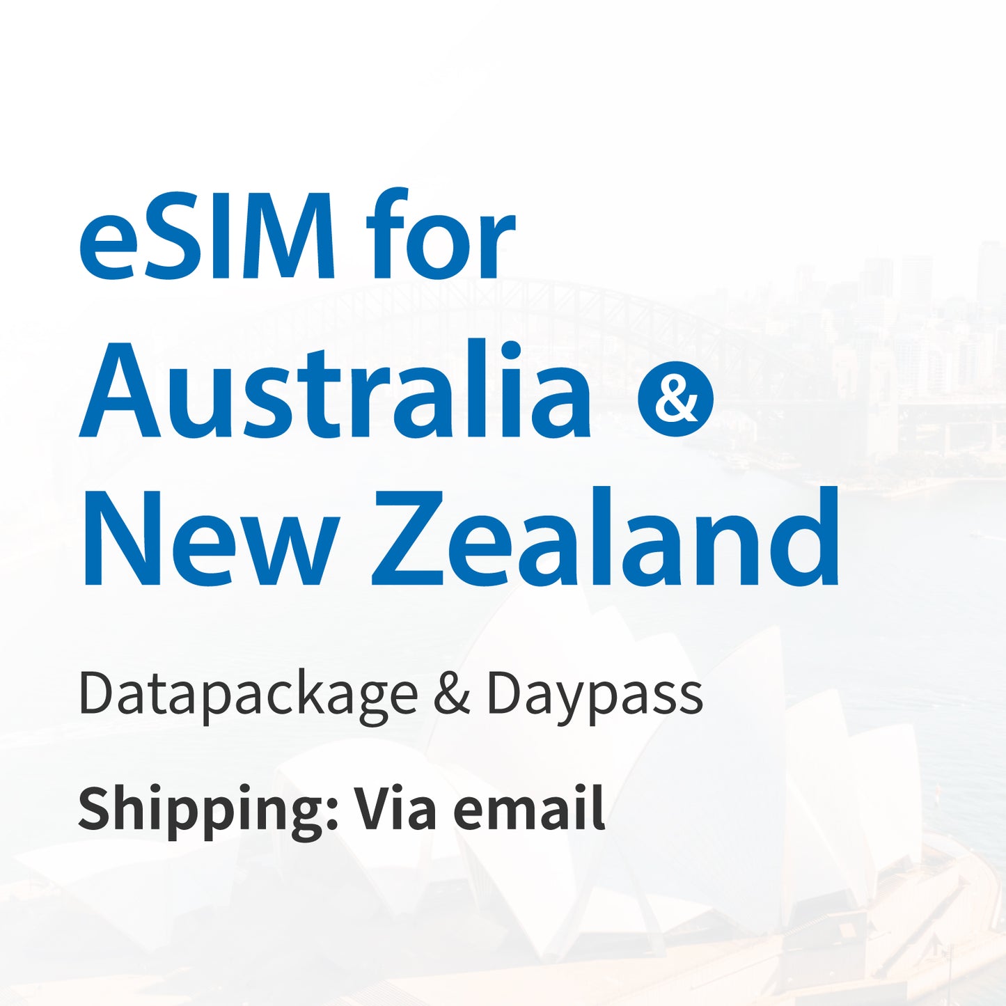 eSIM for Australia&New Zealand--- Daypass