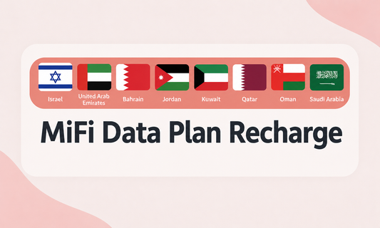 8 Middle‑East Countries-- MiFi Data Plan Recharge