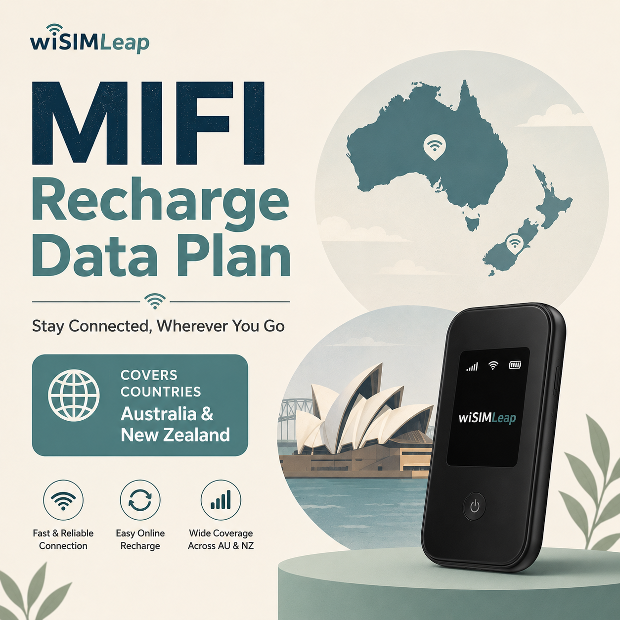 Australia & New Zealand -- MiFi Data Plan Recharge
