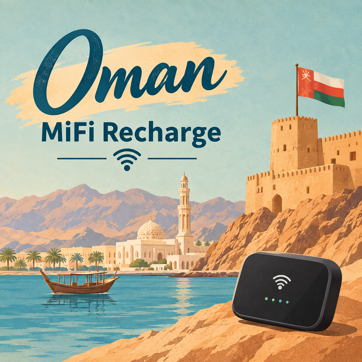 Oman -- MiFi Data Plan Recharge