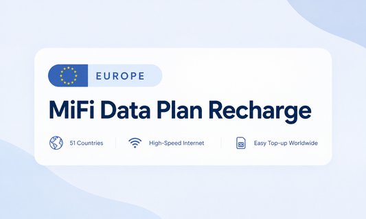 Balkan Region – 9 Countries -- MiFi Data Plan Recharge