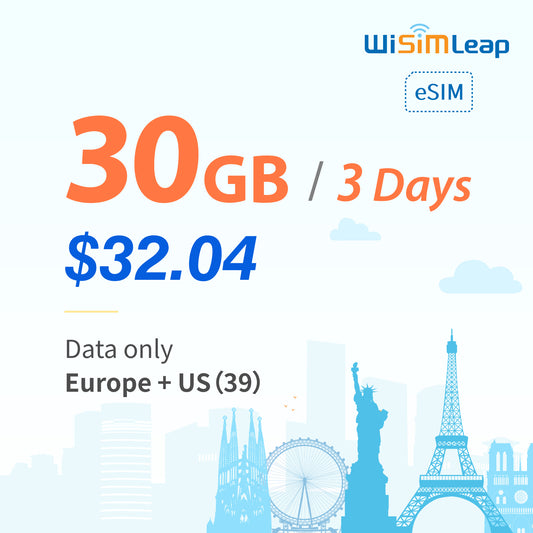 wisimleap eSIM Card Prepaid Bulgaria Pay as You Go