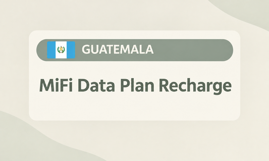 Guatemala -- MiFi Data Plan Recharge