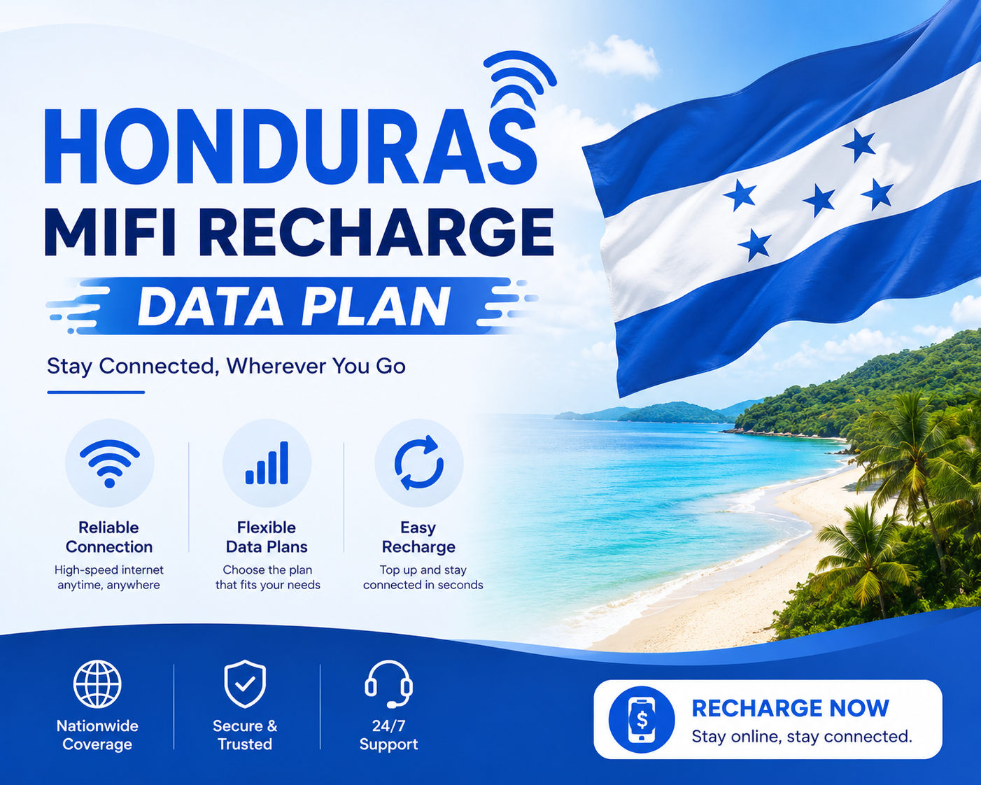 Honduras -- MiFi Data Plan Recharge