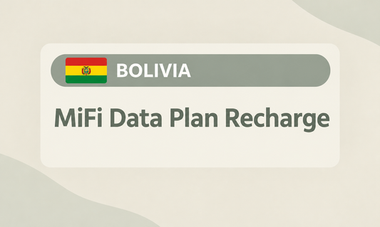 Bolivia -- MiFi Data Plan Recharge