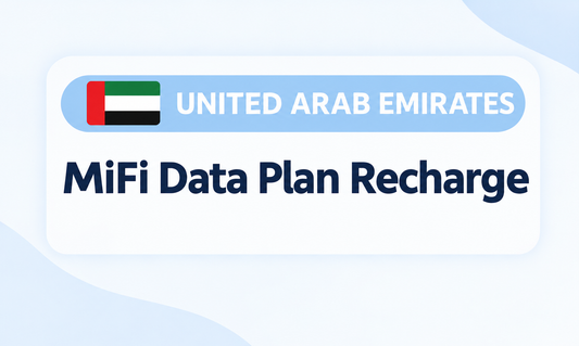 United Arab Emirates -- MiFi Data Plan Recharge