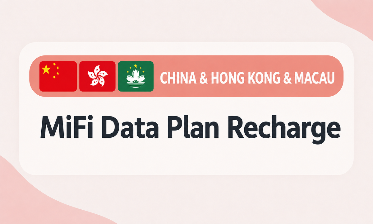 China&Hongkong& Macau-- MiFi Data Plan Recharge