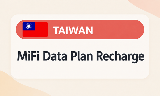 TaiWan -- MiFi Data Plan Recharge