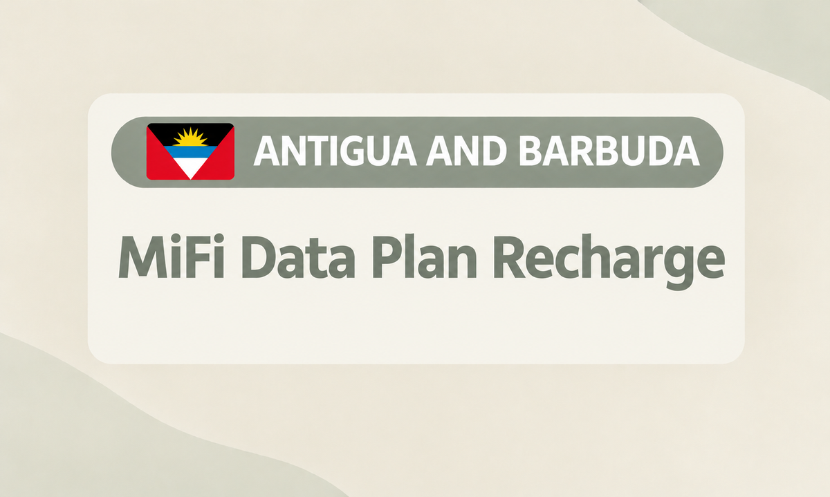 Antigua and Barbuda -- MiFi Data Plan Recharge