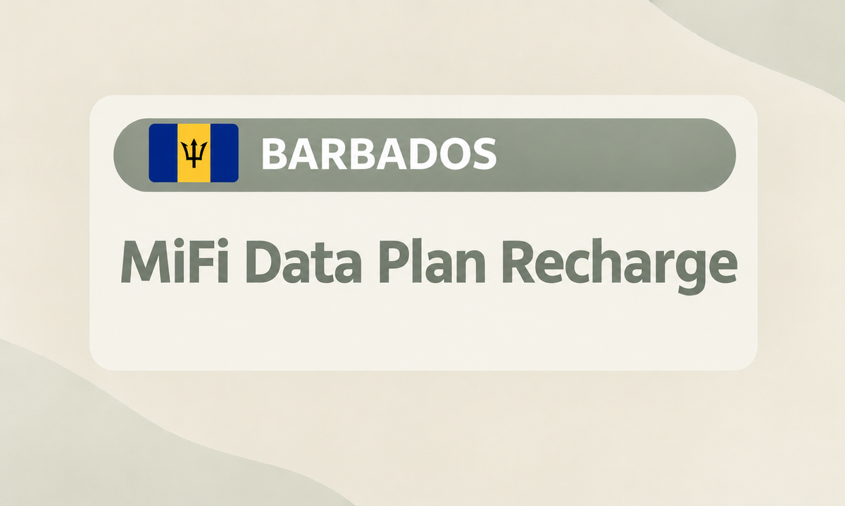 Barbados -- MiFi Data Plan Recharge