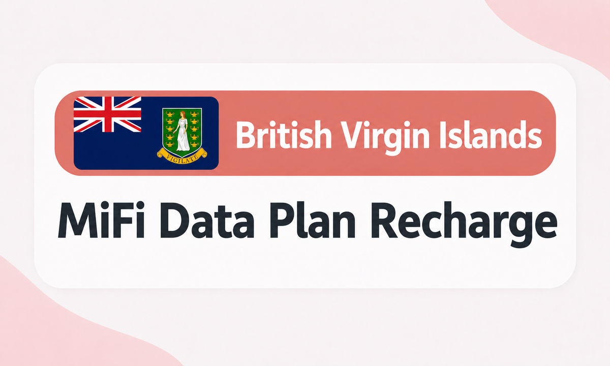 British Virgin Islands  -- MiFi Data Plan Recharge