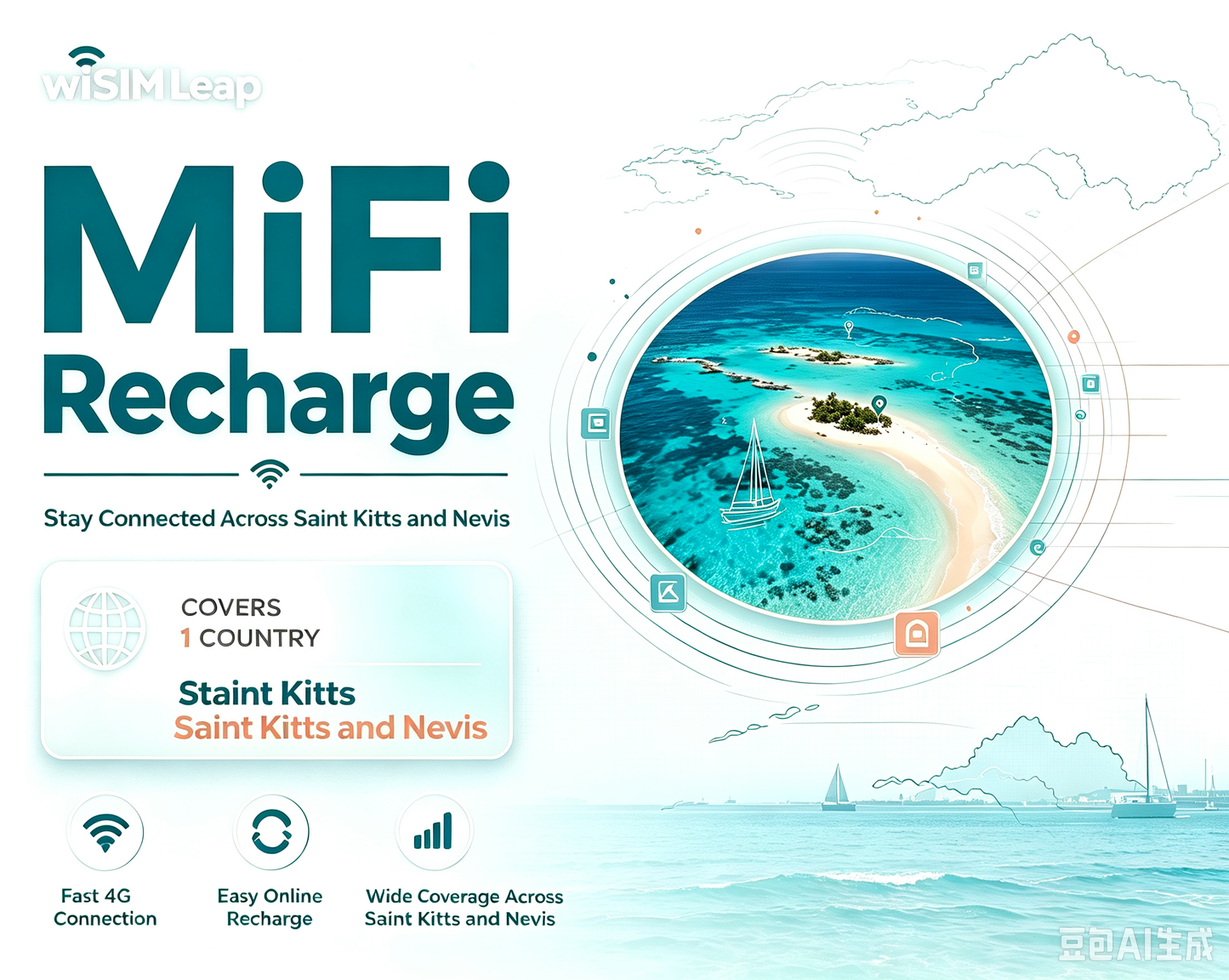 Saint Kitts and Nevis -- MiFi Data Plan Recharge