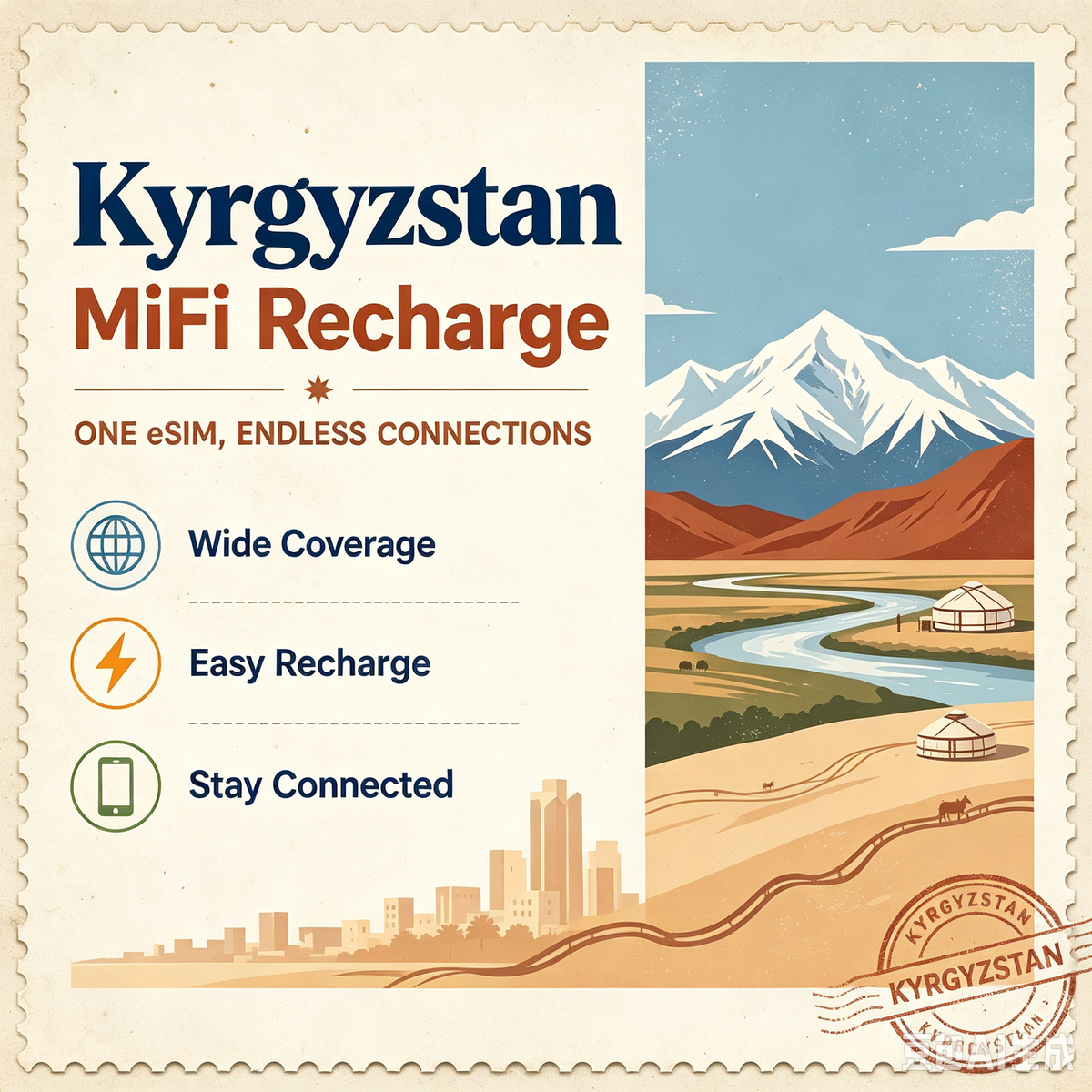 Kyrgyzstan-- MiFi Data Plan Recharge