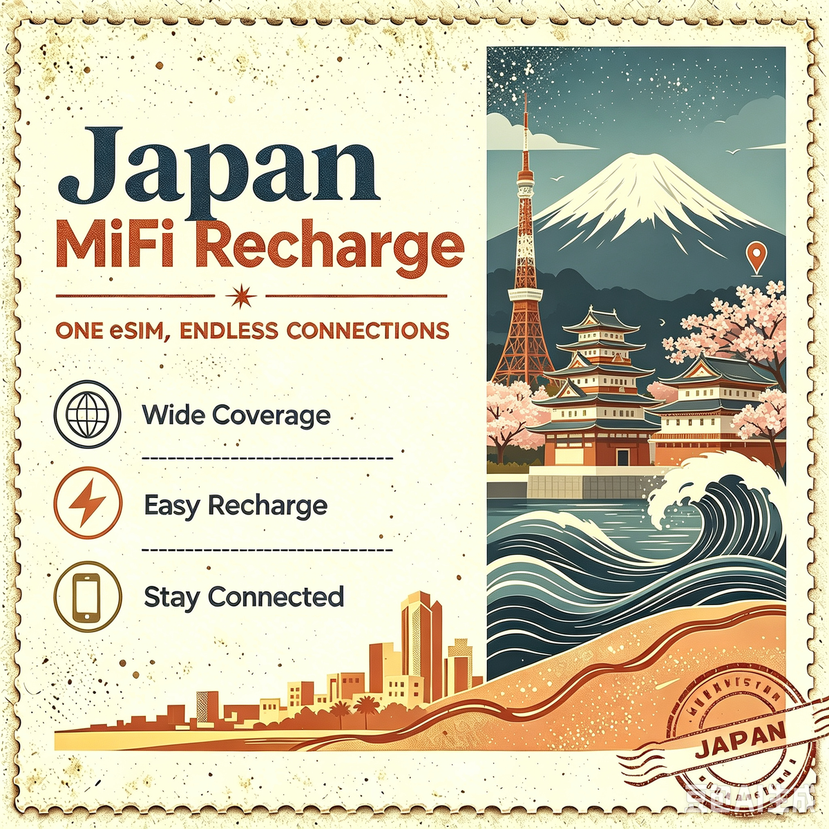 Japan-- MiFi Data Plan Recharge