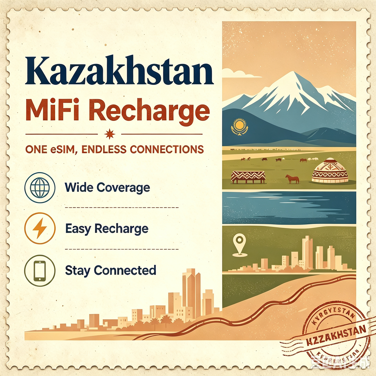 Kazakhstan-- MiFi Data Plan Recharge