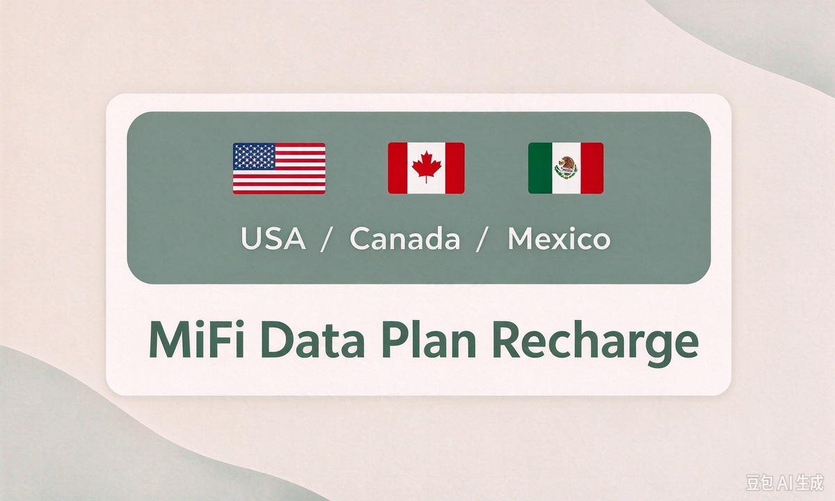 United States / Canada / Mexico -- MiFi Data Plan Recharge