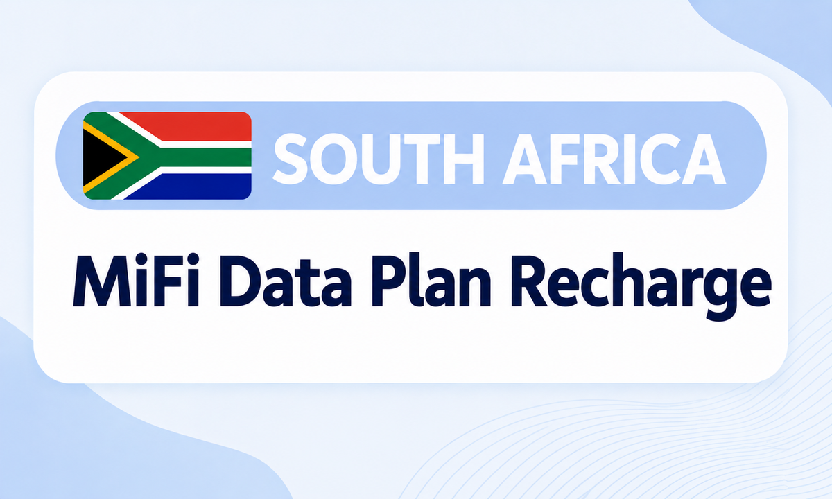 South Africa-- MiFi Data Plan Recharge