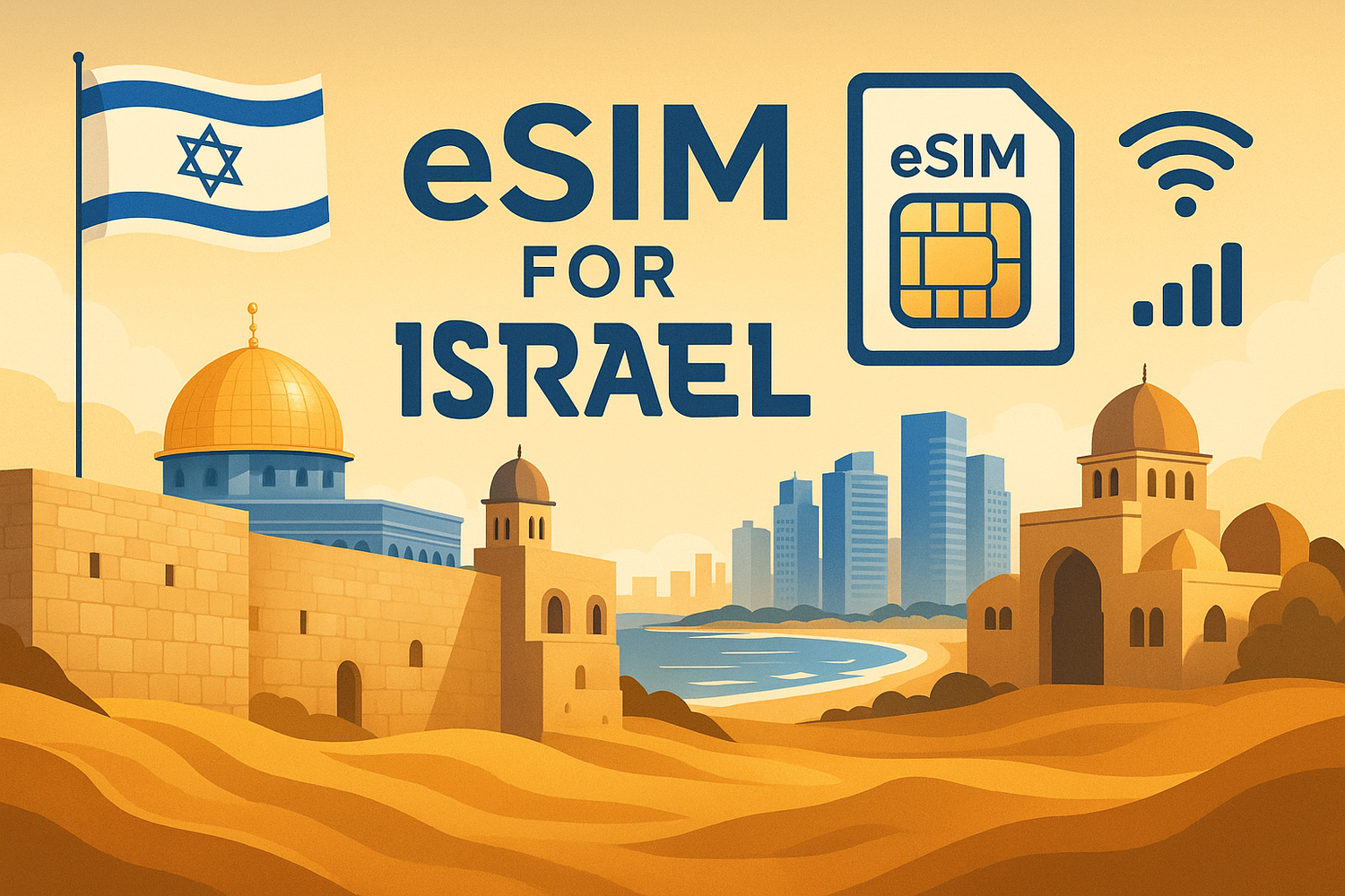 esim for  Israel , with this countries style